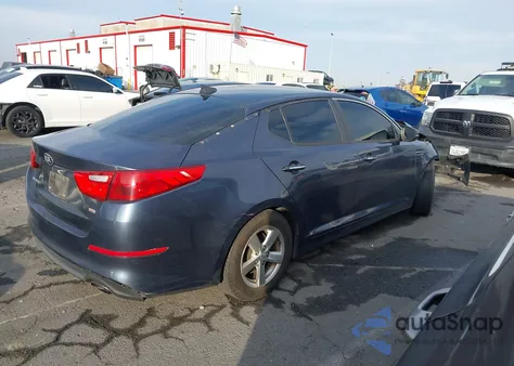 2015 Kia Optima Lx из США, поврежденный, VIN 5XXGM4A74FG483621